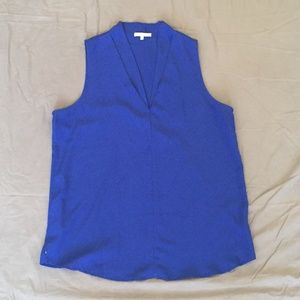 Pleione Sleeveless V-neck Blouse